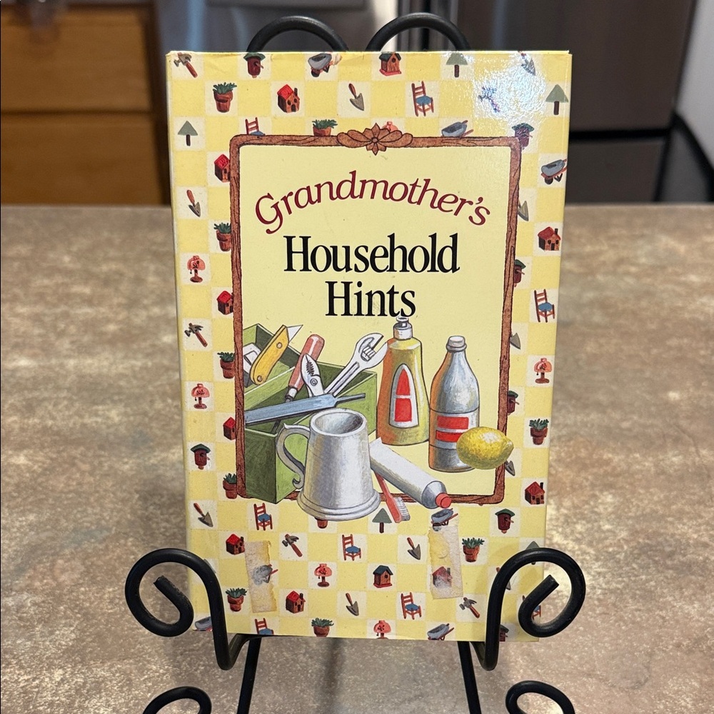 Grandmother's Household Hints Book - Yellow Cover